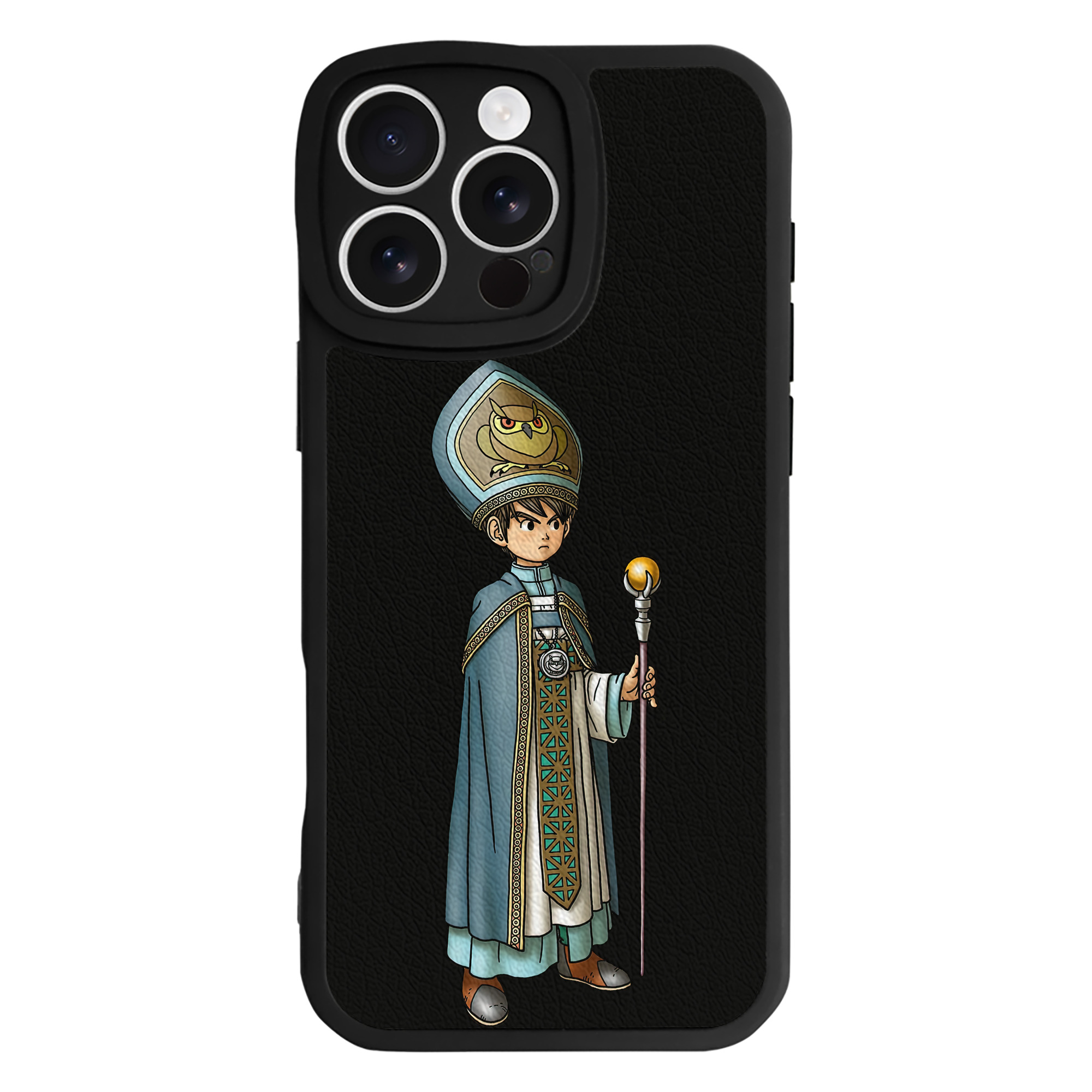 （画像用） ドラゴンクエスト Doragon Kuesuto Dragon Quest 【iPhone 16シリーズ対応】シリコンスマホケース（レザー調） 材質：シリコン